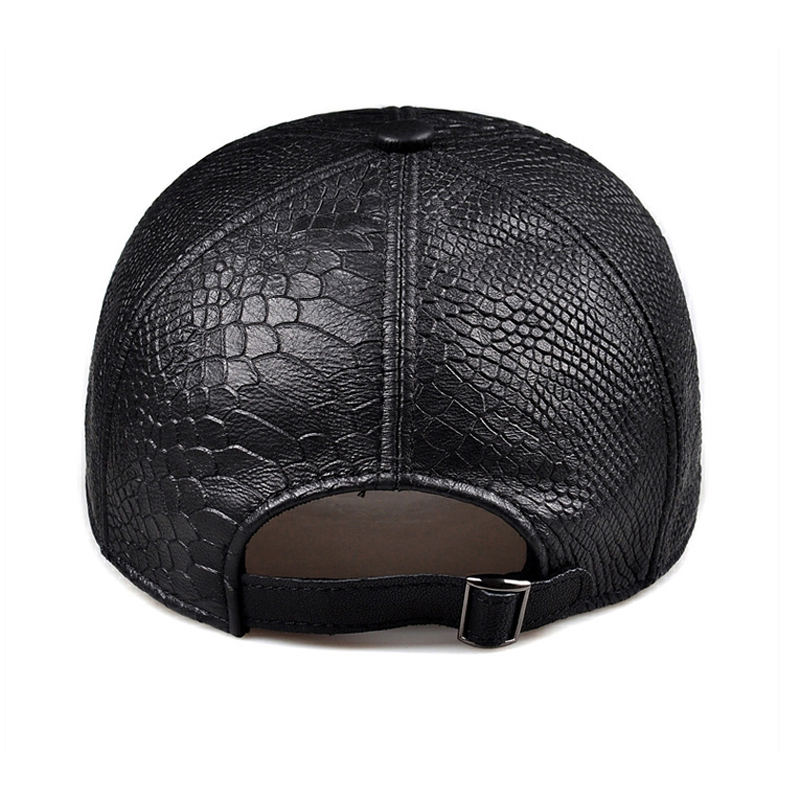 男性と女性のためのクロコダイルパターンの野球帽,本革のピーク - Baseball Cap Structured のレビューと価格