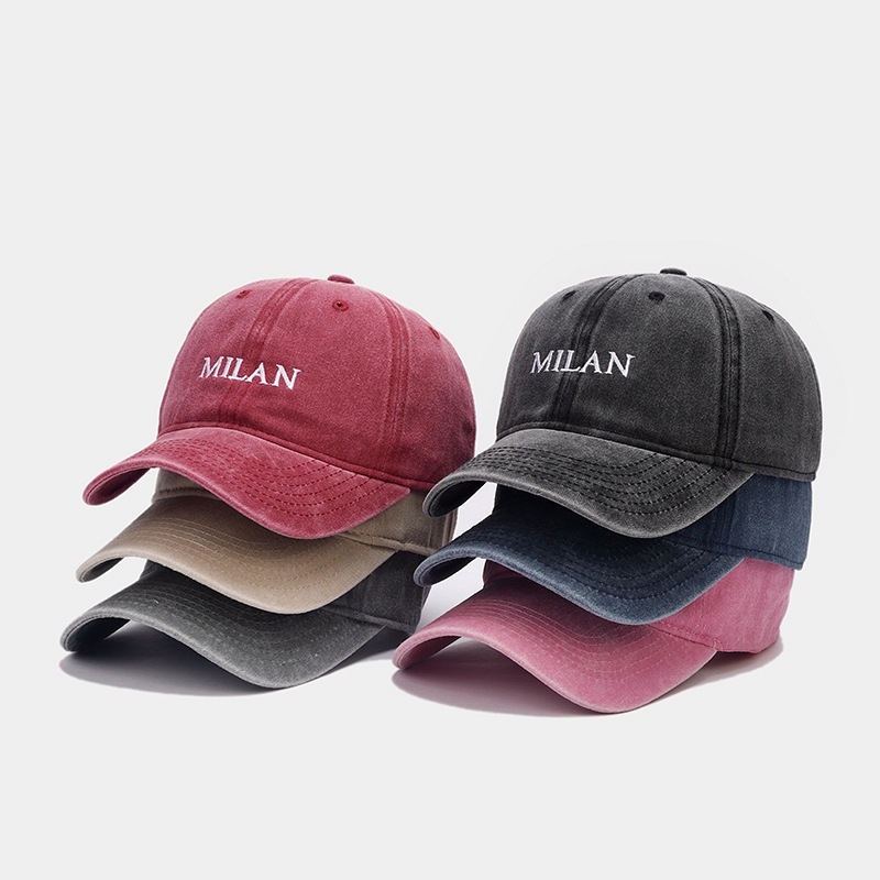 ヴィンテージウォッシュドコットンベースボールキャップ 調節可 - Dad Hat Cotton のレビューと価格