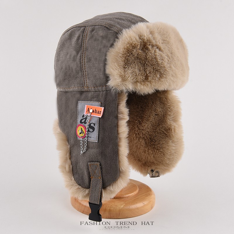 男女兼用 冬用 厚手トラッパーハット 防風 暖かい イヤーフ - Trapper Hat Ear Flap のレビューと価格