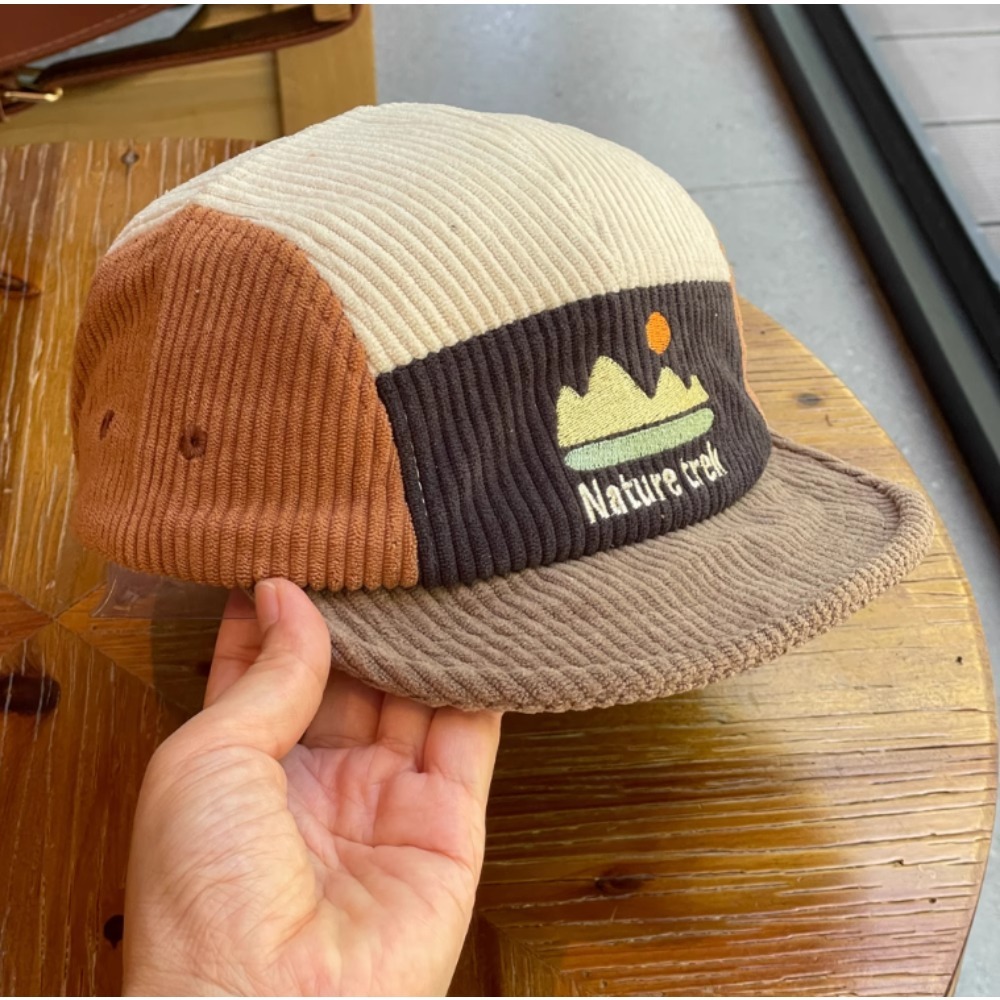 5パネルショートブリムキャップ メンズ レディース ヴィンテ - Corduroy Cap 5 Panel のレビューと価格