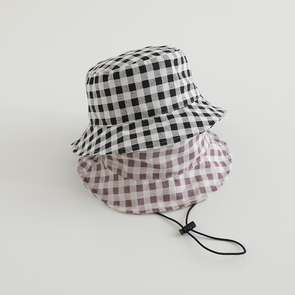 つば広秋用サンハット ベビーチェック柄フィッシャーマンハット - Sun Hat Wide Brim のレビューと価格