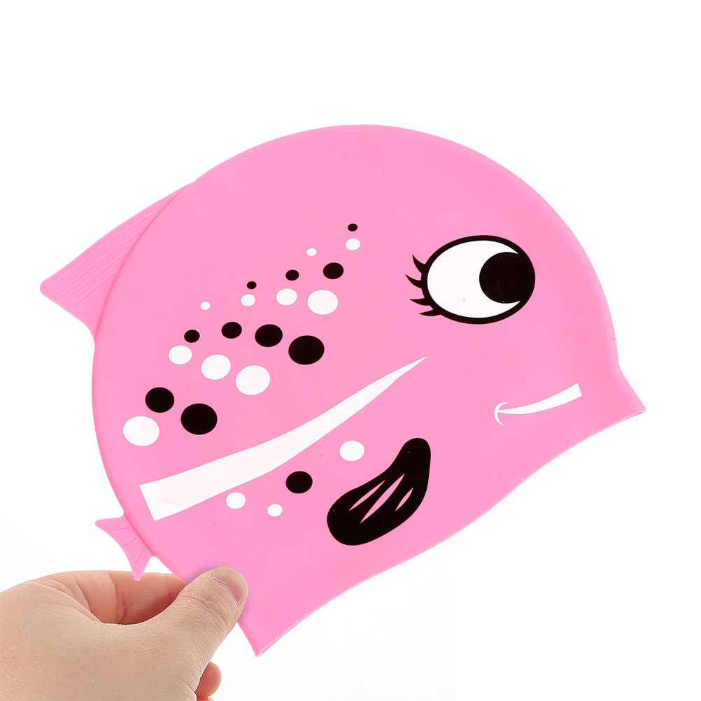 2 個子供用シリコン水泳キャップかわいい魚柄防水快適フィット - Swim Hat Silicone のレビューと価格