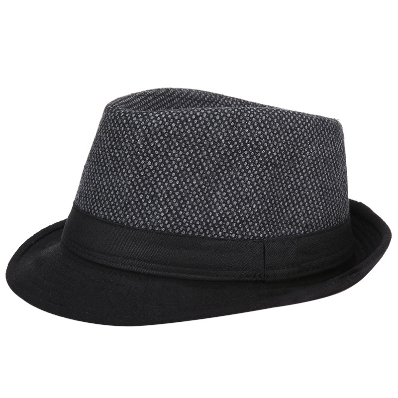 秋冬暖かいウール小さなフェドーラジャズハット男性用防寒デイリ - Fedora Hat Wool のレビューと価格
