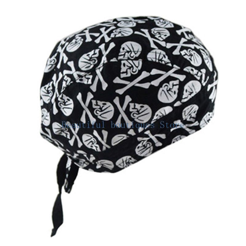 U4LF スカルキャップ海賊帽子サイクリングバンダナコットン - Skull Cap Helmet Liner のレビューと価格
