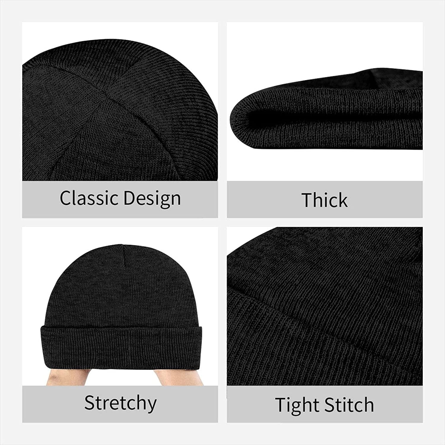 ハート柄のジャーマンシェパード柄ビーニー帽、男女兼用冬用帽子 - Beanie Cuffed Knit のレビューと価格