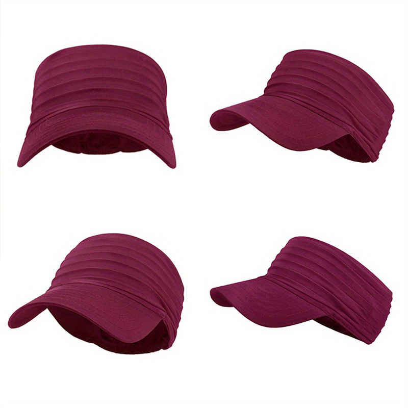 春夏用トップレスサンハット アウトドア用 男女兼用 おしゃれ - Visor Sun Hat のレビューと価格