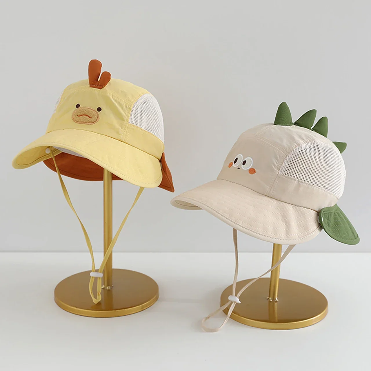 赤ちゃん漫画クマウサギ耳サンハット通気性メッシュワイドつば取 - Visor Sun Hat のレビューと価格
