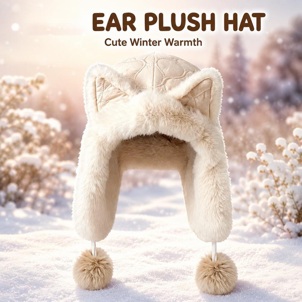 豪華なキツネの耳付き冬用トラッパーハット、保温性と防風性を備 - Winter Trapper Hat のレビューと価格