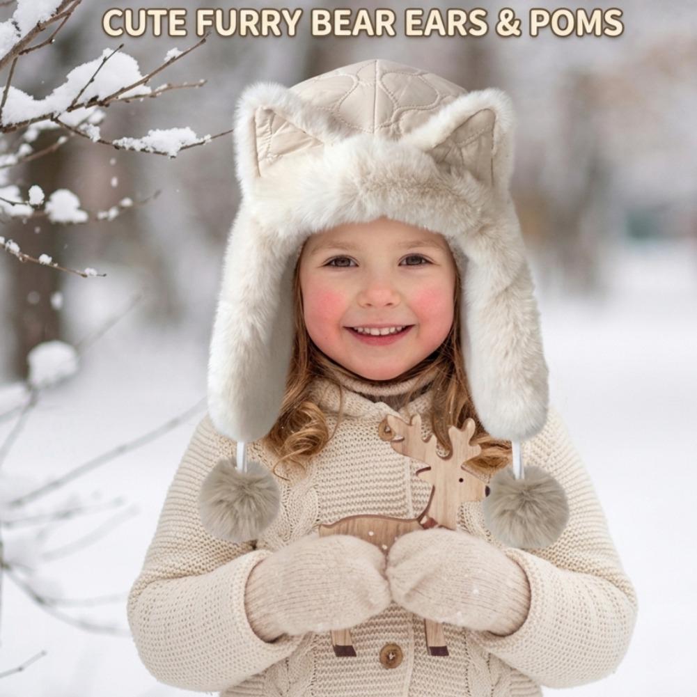 豪華なキツネの耳付き冬用トラッパーハット、保温性と防風性を備 - Winter Trapper Hat のレビューと価格