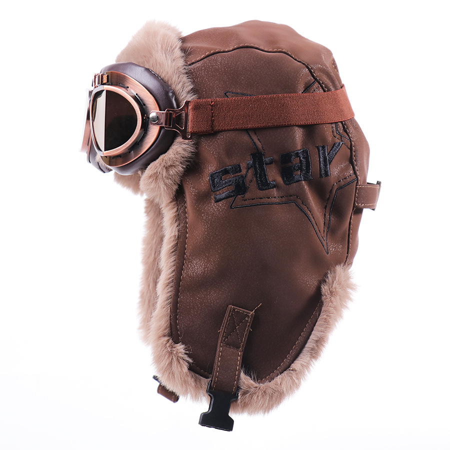 メンズ・レディース ヴィンテージ ハーレー パイロット トラ - Trapper Hat Ear Flap のレビューと価格
