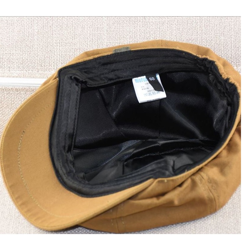 プラスサイズ メンズ ニュースボーイ フラットキャップ 10 - Newsboy Cap Ivy のレビューと価格