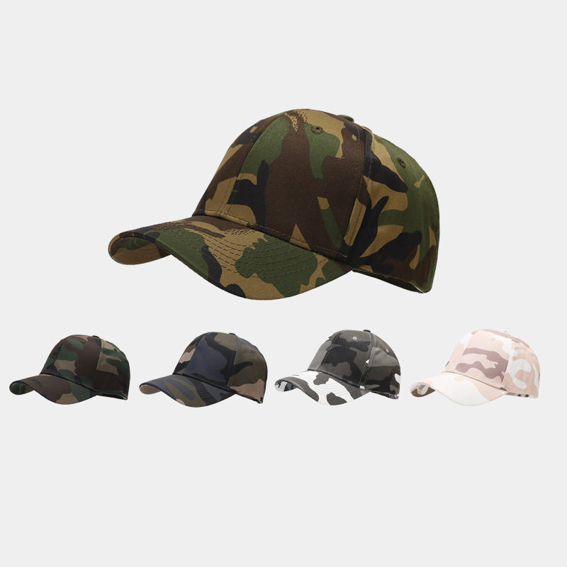ウッドランドカモフラージュ野球帽 調節可能なコットンミリタリ - Dad Hat Cotton のレビューと価格