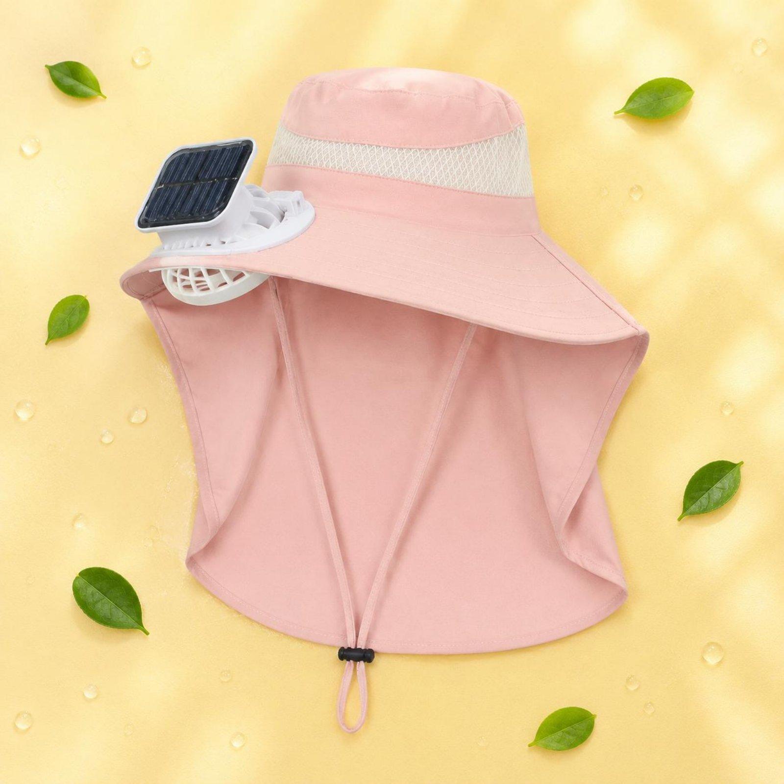 調節可能な子供用日よけ帽子ソーラーファン冷却バイザーキャップ - Visor Sun Hat のレビューと価格