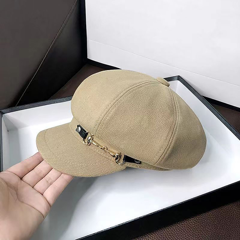冬の女性ベレー帽女性レトロベレー帽キャップ女性のための帽子ボ - Dad Hat Cotton のレビューと価格