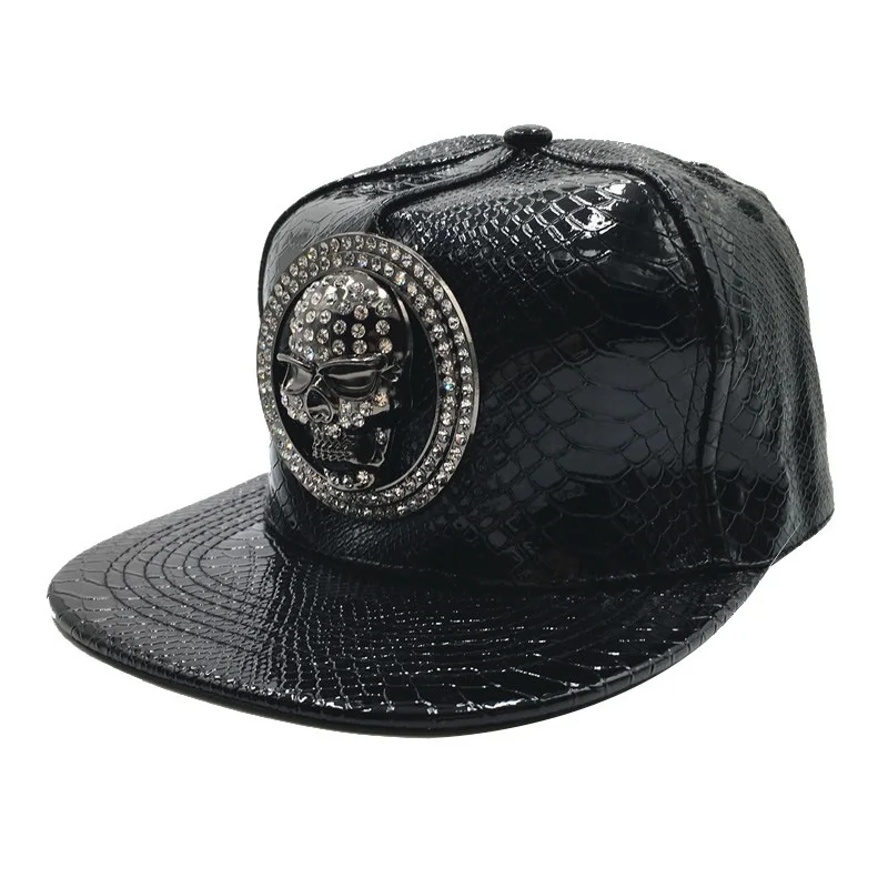 Oohmy-男性と女性のための調節可能なPUレザーの野球帽, - Snapback Hat Flat のレビューと価格