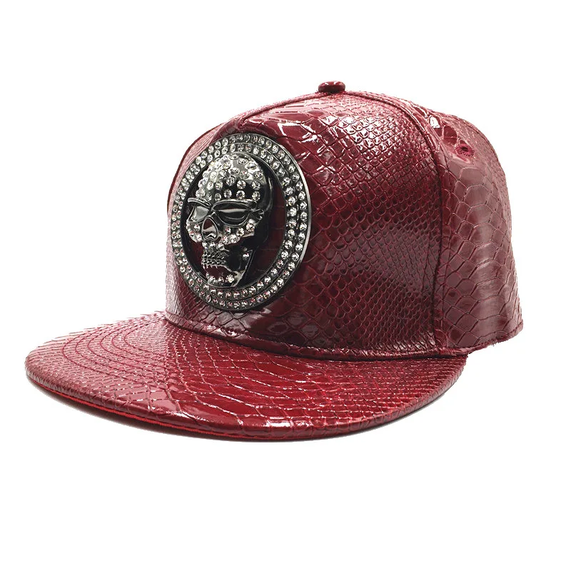 Oohmy-男性と女性のための調節可能なPUレザーの野球帽, - Snapback Hat Flat のレビューと価格