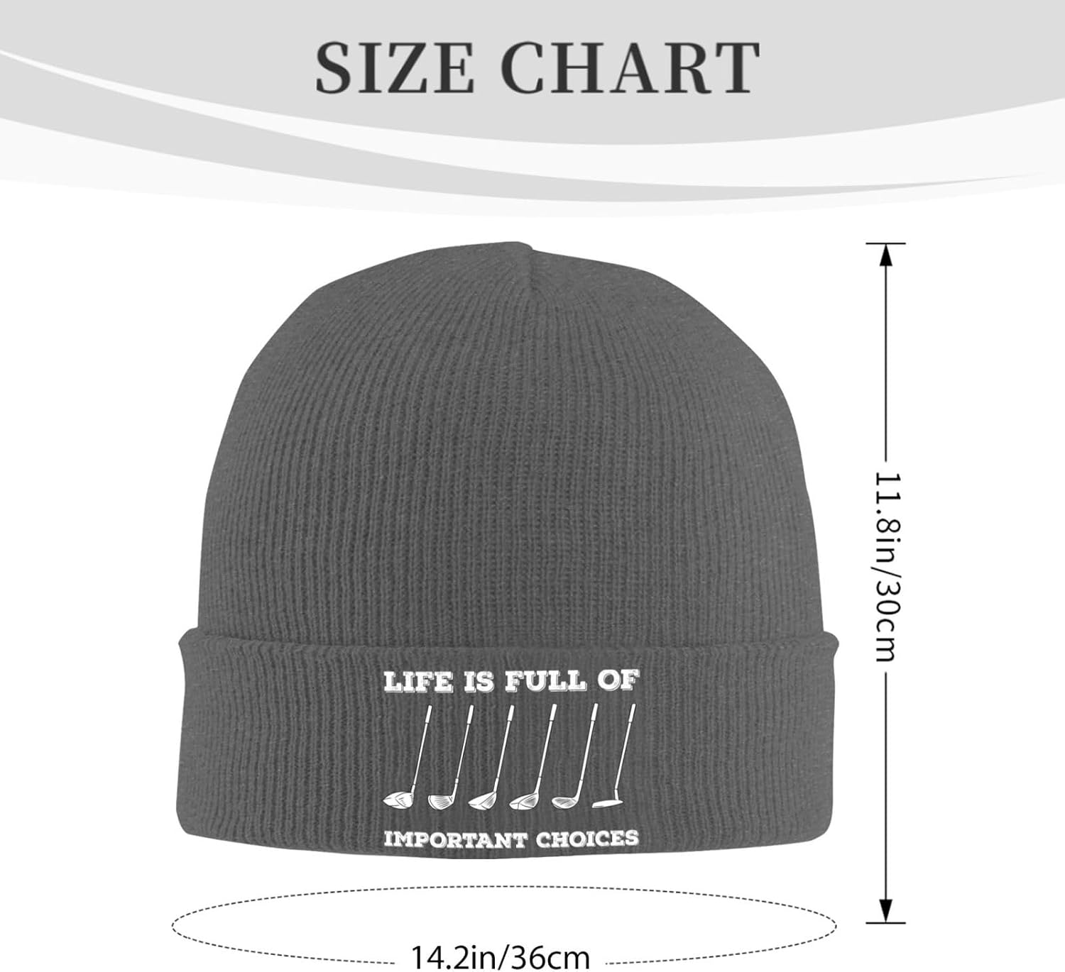 人生は重要な選択がいっぱいです メンズ レディース 冬用 ソ - Beanie Cuffed Knit のレビューと価格