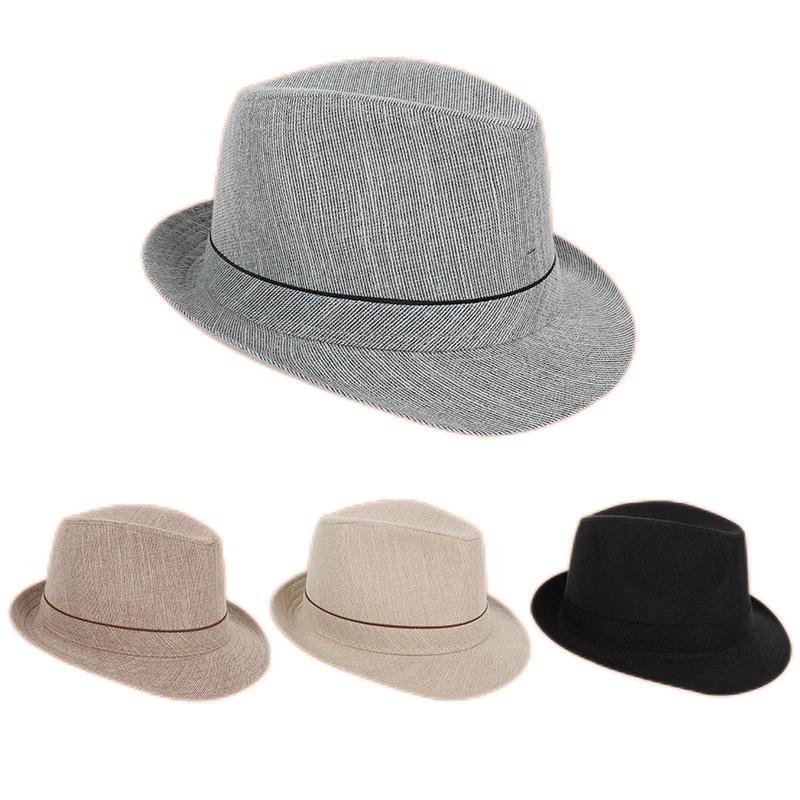 春 & 秋の男性 Fedoras トップジャズチェック柄帽子 - Fedora Hat Wool のレビューと価格